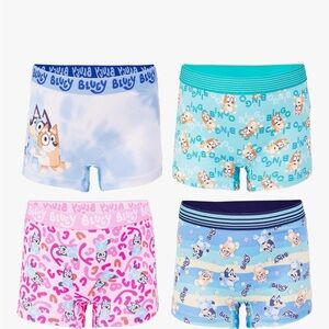 NWT Bluey Girls' Boxer Briefs Set